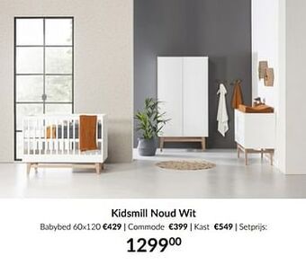 BabyPark Kidsmill noud wit aanbieding