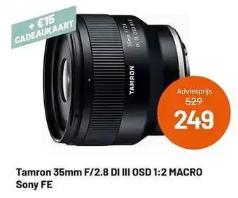 Tamron 35mm f-2.8 di iii osd 1:2 macro sony fe
