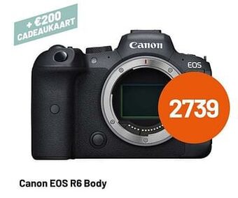 Kamera Express Canon eos r6 body aanbieding