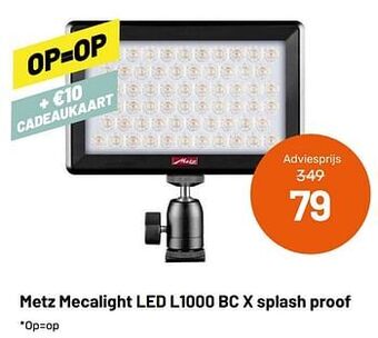 Metz mecalight led l1000 bc x splash proof