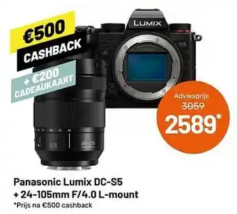Panasonic lumix dc-s5 + 24-105mm f-4.0 l-mount
