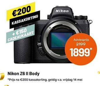 Nikon z6 ii body