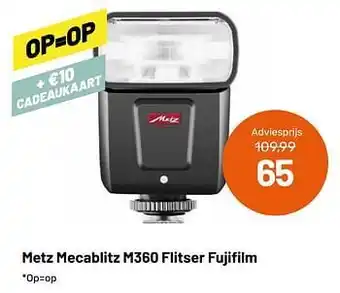 Metz mecablitz m360 flitser fujifilm