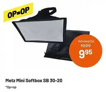 Metz mini softbox sb 30-20