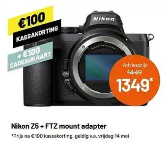 Nikon z5 + ftz mount adapter