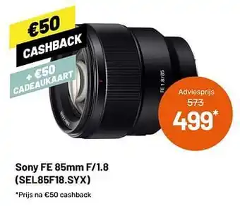 Sony fe 85mm f-1.8 sel85f18.syx