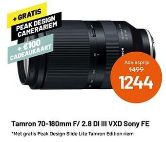 Kamera Express Tamron 70-180mm f- 2.8 di iii vxd sony fe aanbieding