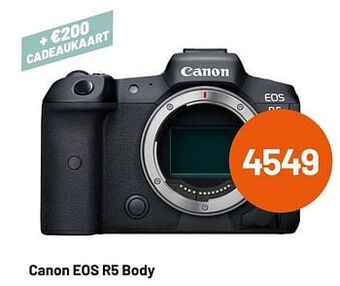 Kamera Express Canon eos r5 body aanbieding