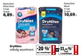 Drynites volledig assortiment