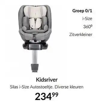 BabyPark Kidsriver silas i-size autostoeltje aanbieding