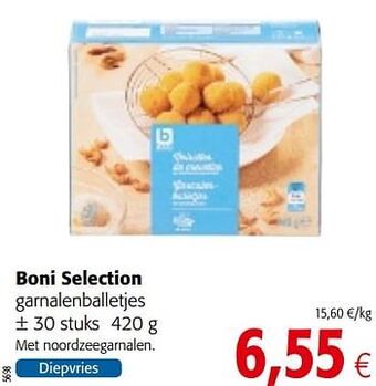 Colruyt Boni selection garnalenballetjes aanbieding