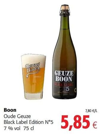 Colruyt Boon oude geuze black label edition n°5 aanbieding