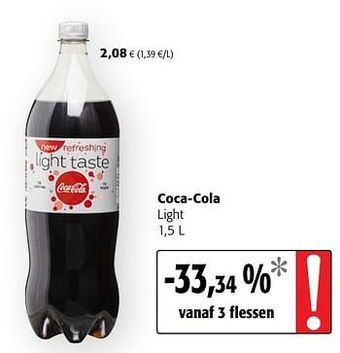 Colruyt Coca-cola light aanbieding