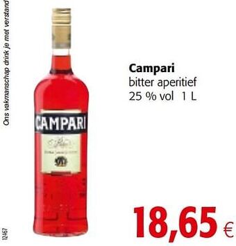 Colruyt Campari bitter aperitief aanbieding