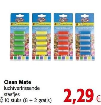 Colruyt Clean mate luchtverfrissende staafjes aanbieding
