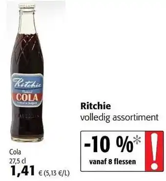 Colruyt Ritchie cola aanbieding