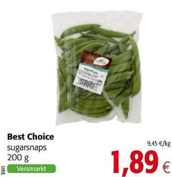 Colruyt Best choice sugarsnaps aanbieding