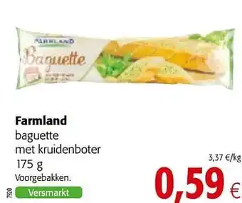 Farmland baguette met kruidenboter