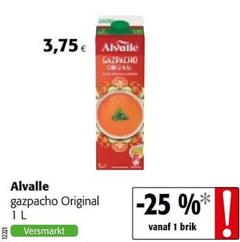 Colruyt Alvalle gazpacho original aanbieding