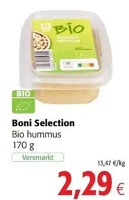 Boni selection bio hummus