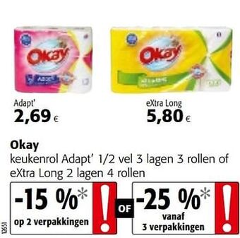 Okay keukenrol adapt of extra long