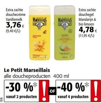 Le petit marseillais alle doucheproducten