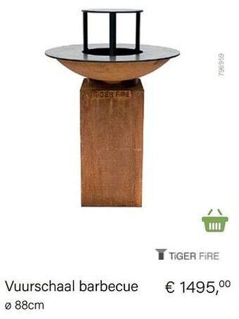 Multi bazar Vuurschaal barbecue aanbieding