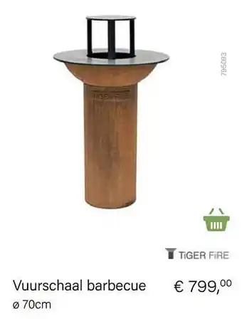 Multi bazar Vuurschaal barbecue aanbieding