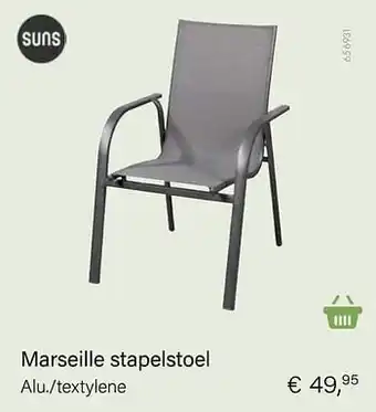 Marseille stapelstoel