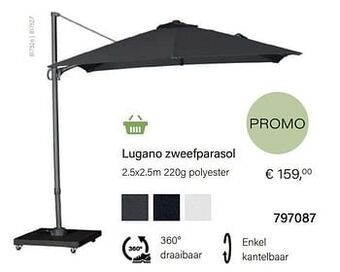 Lugano zweefparasol
