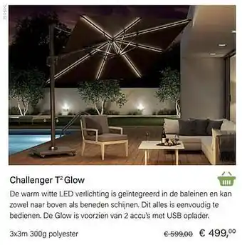 Multi bazar Challenger t2 glow aanbieding