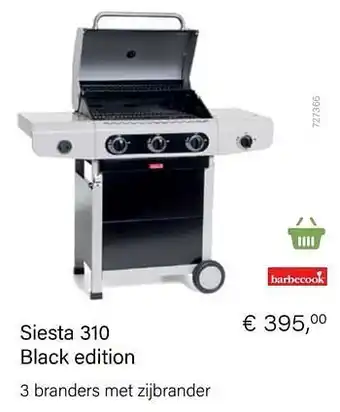 Barbecook siesta 310 black edition