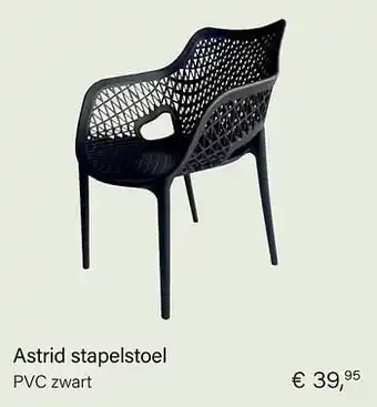 Astrid stapelstoel