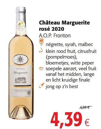 Château marguerite rosé 2020 a.o.p. fronton