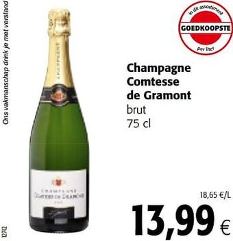 Champagne comtesse de gramont brut