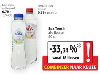 Colruyt Spa Touch Lime Jasmin niet-bruisend aanbieding