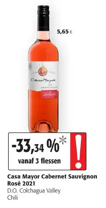 Colruyt Casa Mayor Cabernet Sauvignon Rose 2021 aanbieding