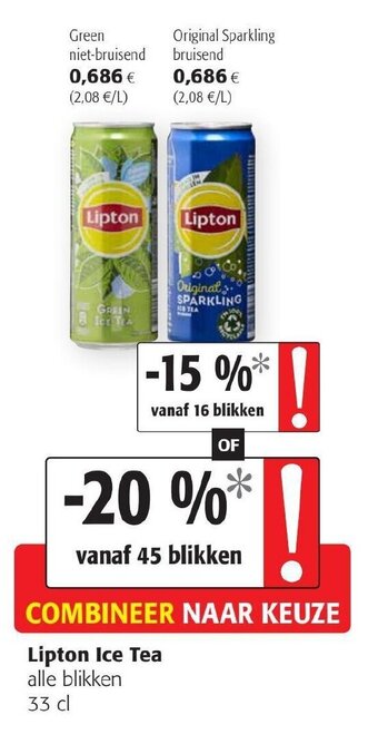 Colruyt Lipton Ice Tea aanbieding