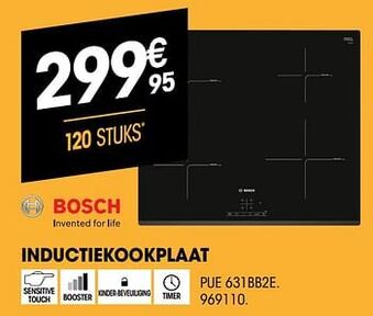 Electro Depot Bosch inductiekookplaat pue 631bb2e. aanbieding