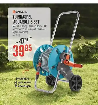 HandyHome Gardena Tuinhaspel 'aquaroll S Set' aanbieding