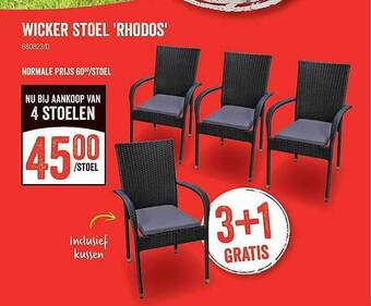 Wicker Stoel 'rhodos'