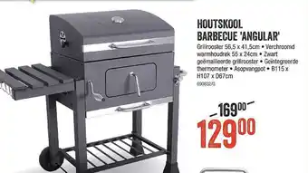 HandyHome Houtskool Barbecue 'angular' aanbieding