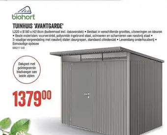 Biohort Tuinhuis 'avantgarde'
