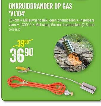 Onkruidbrander Op Gas 'vl104'
