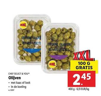 Lidl Olijven aanbieding