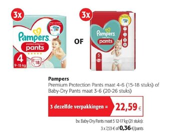 Colruyt Pampers aanbieding
