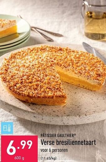 ALDI Verse bresiliennetaart aanbieding
