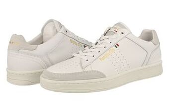 Berca Shoes Pantofola D’oro Sneaker Laag Heren Caltaro White Volledig Leder Trend Clean White - Wit aanbieding