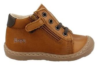 Berca Shoes Bopy Veterschoen Jongens Maat 20/23 Volledig Leder - Cognac aanbieding