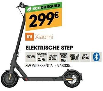Electro Depot Elektrische step xiaomi essential aanbieding